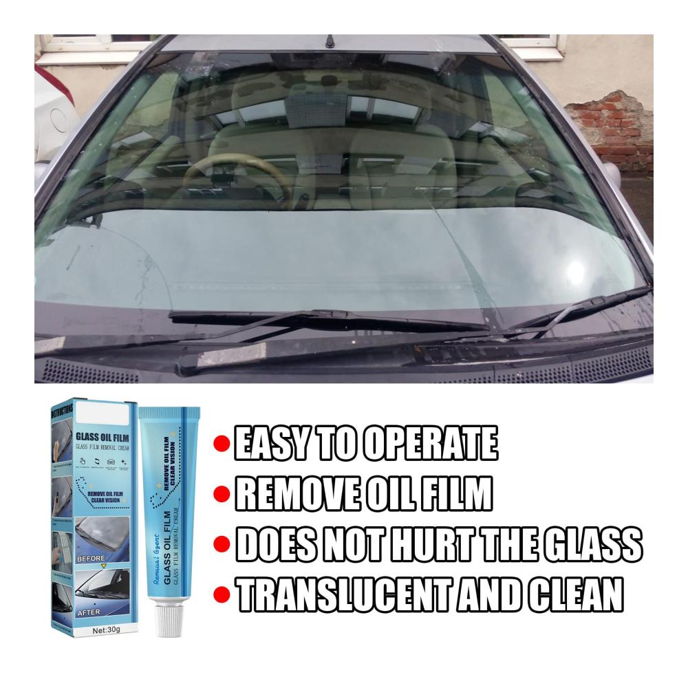 Erzielen Sie klare Sicht und langanhaltenden Schutz mit unserer Scheibenreinigungspolitur! Auto Glasreiniger-Set für kristallklare Fenster und sicheres Fahren (3 Stück