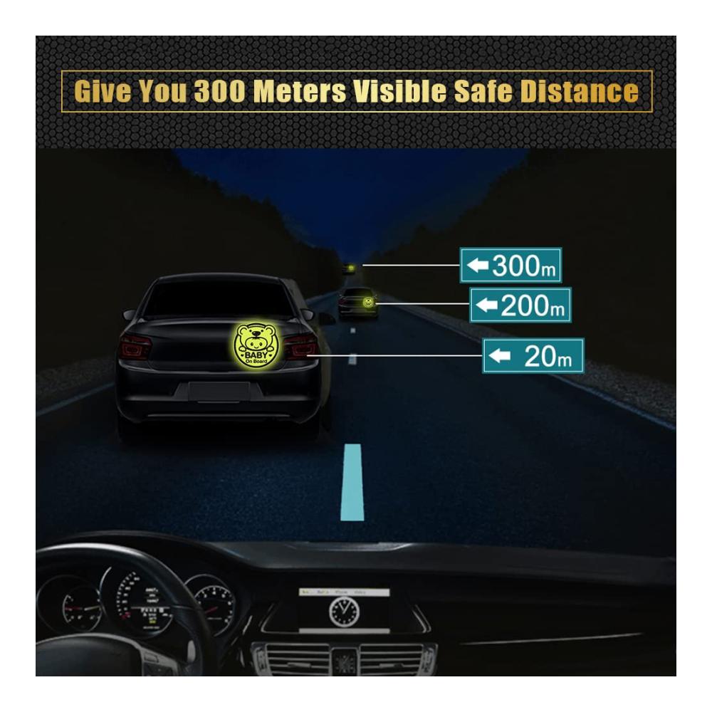 2 Stück Reflektierende Aufkleber in Tierform für Sicherheit - Hundepfoten & Herzen - Hochintensive Warnschilder für Auto LKW Fenster - Vinyl Aufkleber Set für Sichtbarkeit & Stil