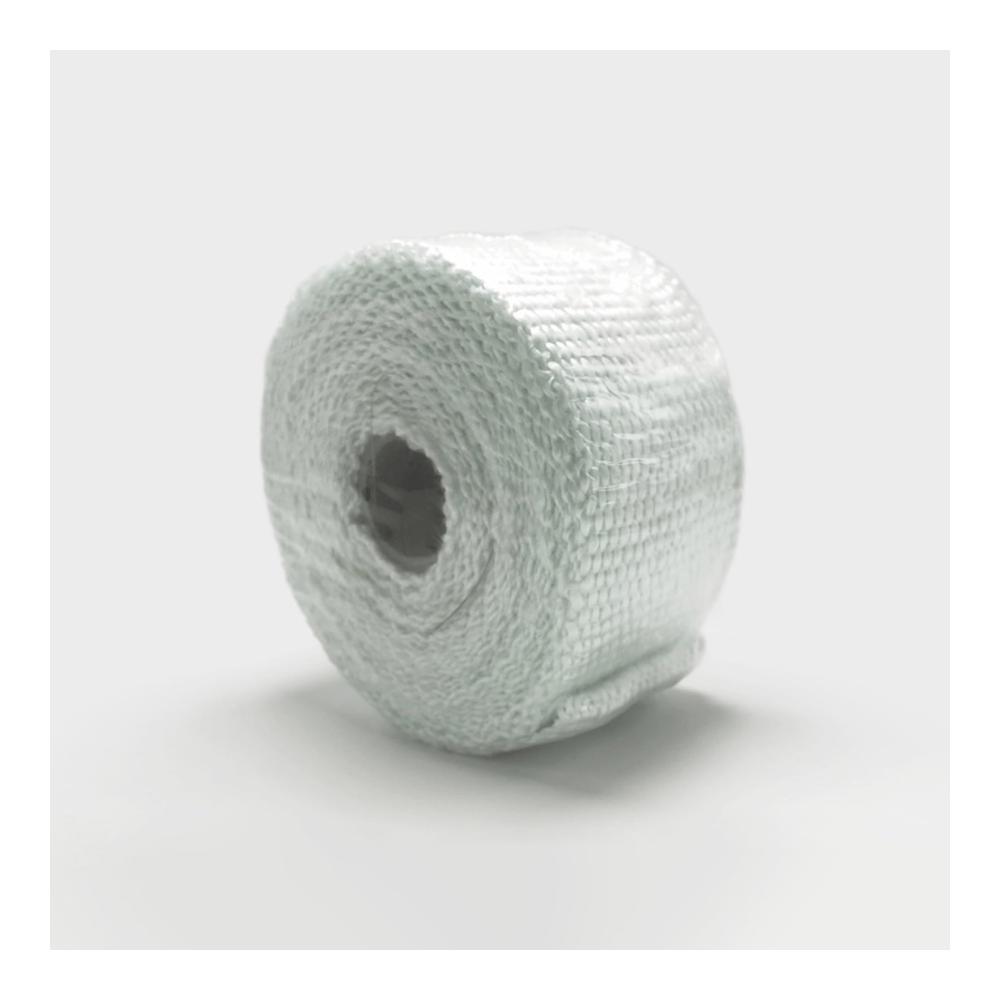 Hitzeschutzband Auspuff 2×200CM - Effektiver Abgasschutz für Stromerzeuger & Motorräder - Hitzebeständiges Abgasschlauchband 50mm - Inkl. 2 Edelstahl-Kabelbinder - Robust & Langlebig