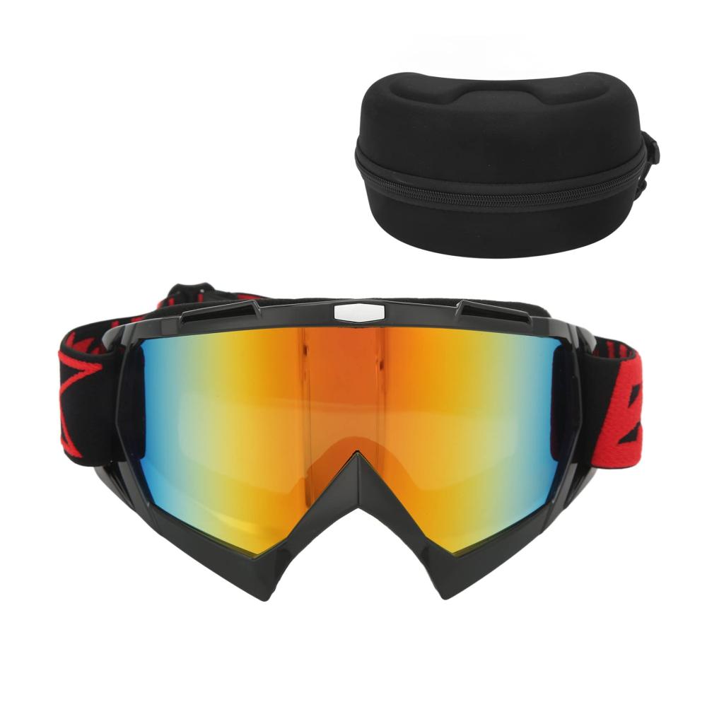 Stylische Motorradbrille für Abenteuer Verstellbare Offroad-Brille zum Motorradfahren Skifahren Bergsteigen & mehr! Perfekt für Motocross ATV & mehr