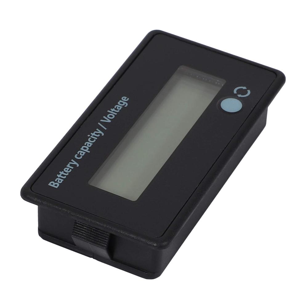 Digitaler Batterieanzeiger 12V 24V 36V 48V Messgerät für Blei-Säure- und Lithium-Ionen-Batterien – Ladungs- und Entladungsmonitor für Motorräder und Autos – Kapazitäts- und Spannungsanzeige