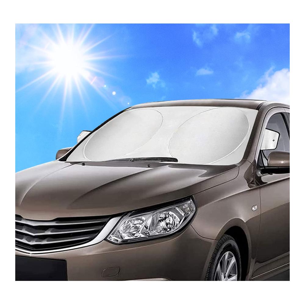 Maximaler Schutz für Ihre Frontscheibe! opamoo Auto Sonnenschutz - Sonnenblende für Sommerhitze UV-Schutz & Windschutzscheibenabdeckung - 150x85cm