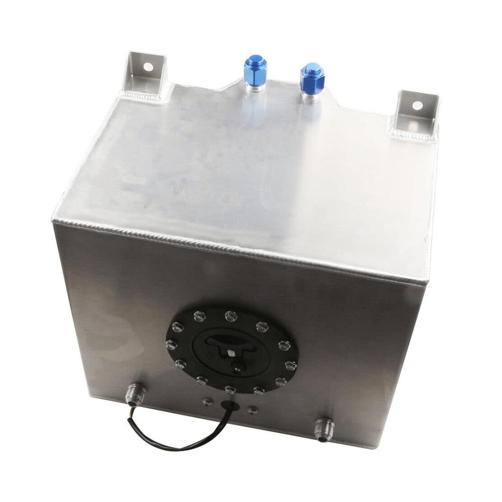 Leichter Aluminium-Kraftstofftank 20 Liter Renntank mit Ölstandsensor für Auto & Motorrad. Hochwertiges Tuning- & Ersatzteil für Motorsport-Fans