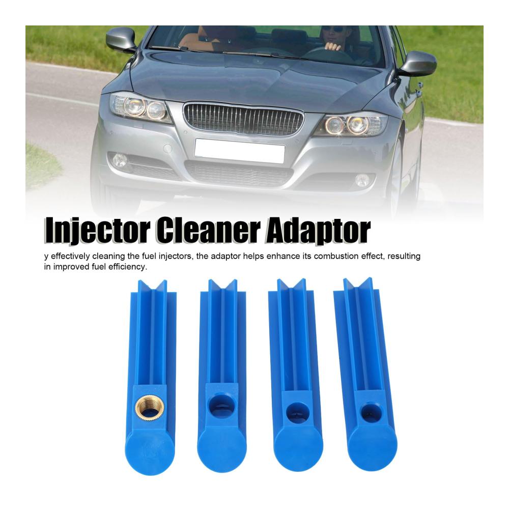 Kraftstoffdruckmesser Reiniger-Adapter Effektive Reinigung von Kfz-Einspritzdüsen mit diesem universellen 4-teiligen Spülreiniger-Adapter-Set für Auto und Motorrad. Sorgen Sie für optimale Leistung und Effizienz