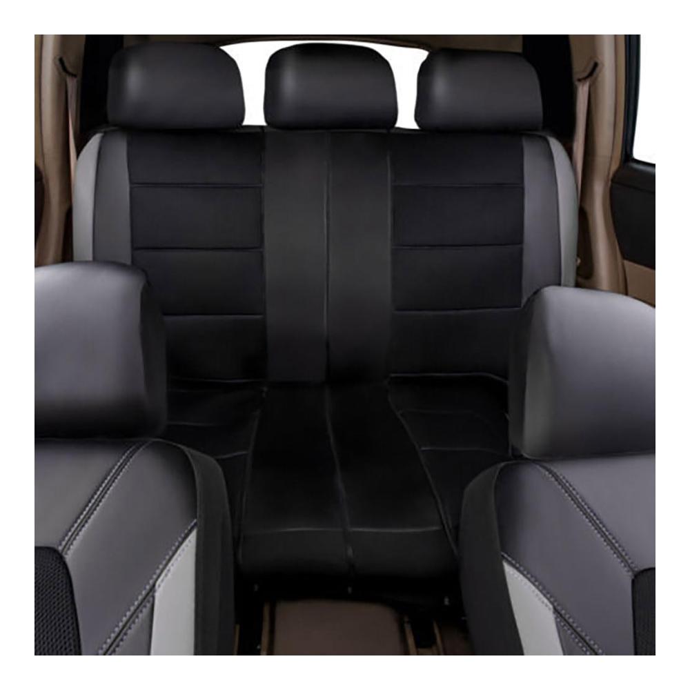 Autositzbezüge Leder für Subaru Forester SJ 4.Gen 2013-2019 | Komplettes Set | Hochwertiges Sitzbezügeset für Vorder- und Rücksitze | Schützt Ihr Auto stilvoll und effektiv | Inklusive Autositzzubehör | A/Black