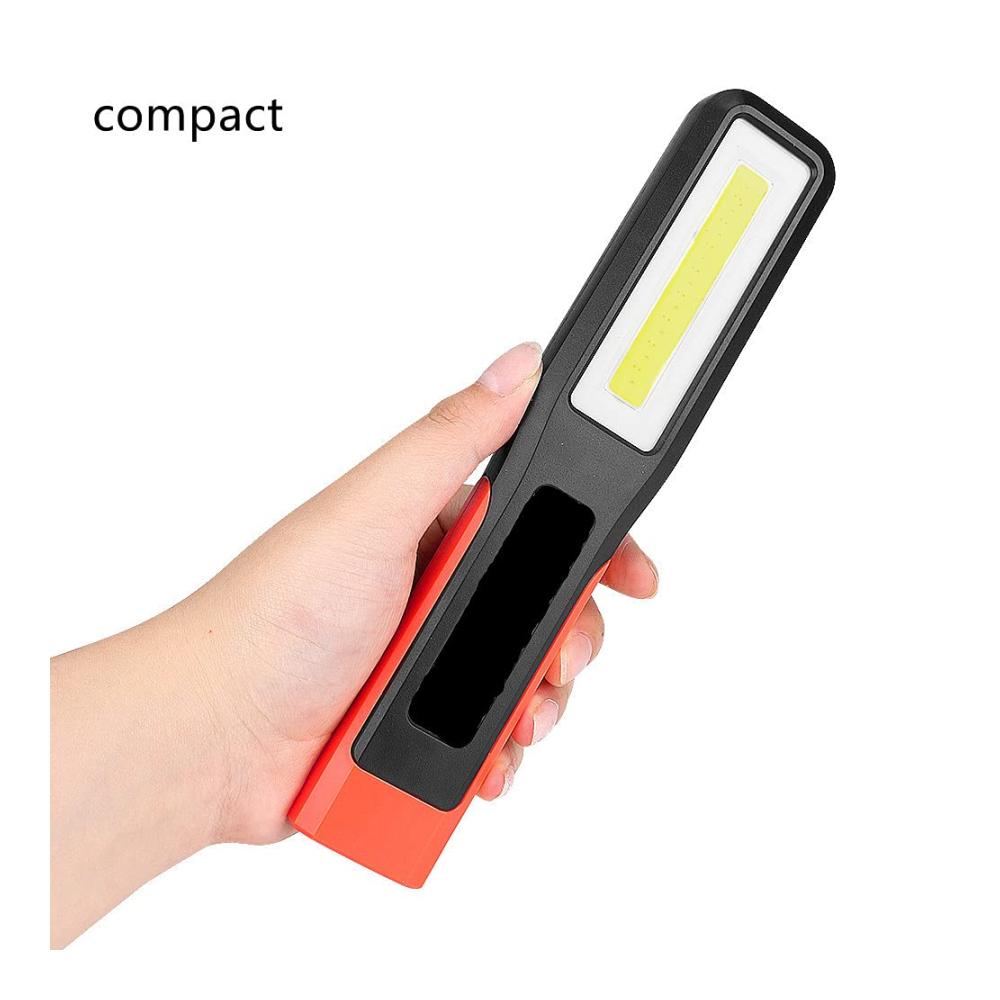 WALCHO Wiederaufladbar Inspektionsleuchten 2000mAh - COB LED Taschenlampe für Autoreparatur Camping & Notfälle - Superhelle Arbeitsleuchte mit Magnetunterseite