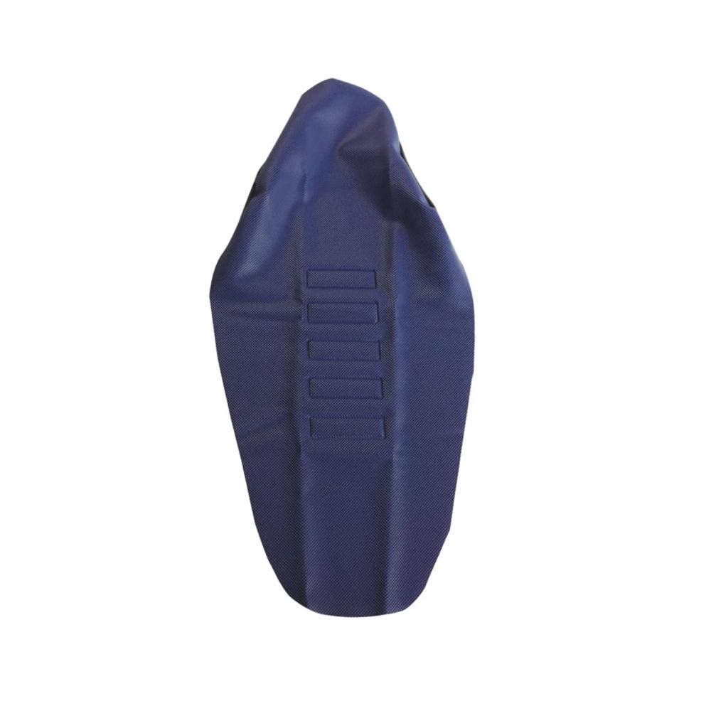 Ultimativer Schutz Hochwertiges Motorrad-Kissen-Set mit rutschfestem Greifer & weichem Sitzbezug - 3D Design für KXF CRF YZF WR TC FC SX SXF EXC 125 250 300 350 450 (Blau