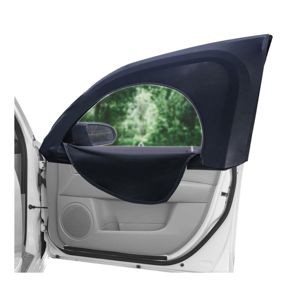 Auto Sonnenschutz für Seitenscheibe | Baby Kinder | UV Schutz | Reflektierend | Hitzeabweisend | Sichtschutz | Universal | Sonnenblende Vorhang | Passend für die meisten Autos