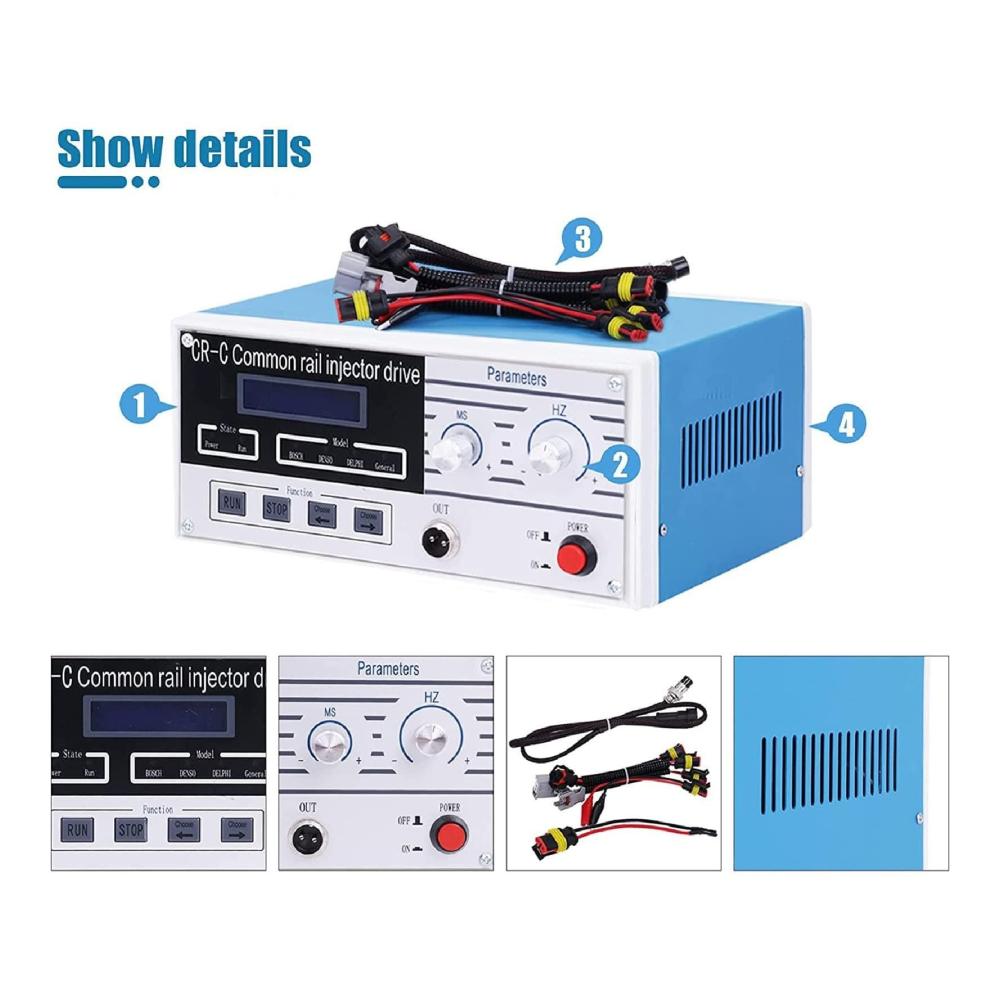 Kraftstoffdruckmesser Diesel Common Rail Injector Tester - Präzise Messung für optimale Leistung - Injektor-Testkit für Dieselmotoren - Hochwertiges Kompressionskit für Diesel-Injektoren - Einfache Diagnose und Wartung Ihrer Einspritzsysteme