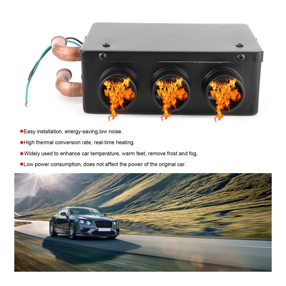 Entfroster und Heizlüfter für Auto-Windschutzscheibe | Effektive 12V 50W Heizelemente | Schnelle Entnebelung und Entfrostung | Ideal für klare Sicht im Fahrzeug | Praktisches Zubehör für den Winter
