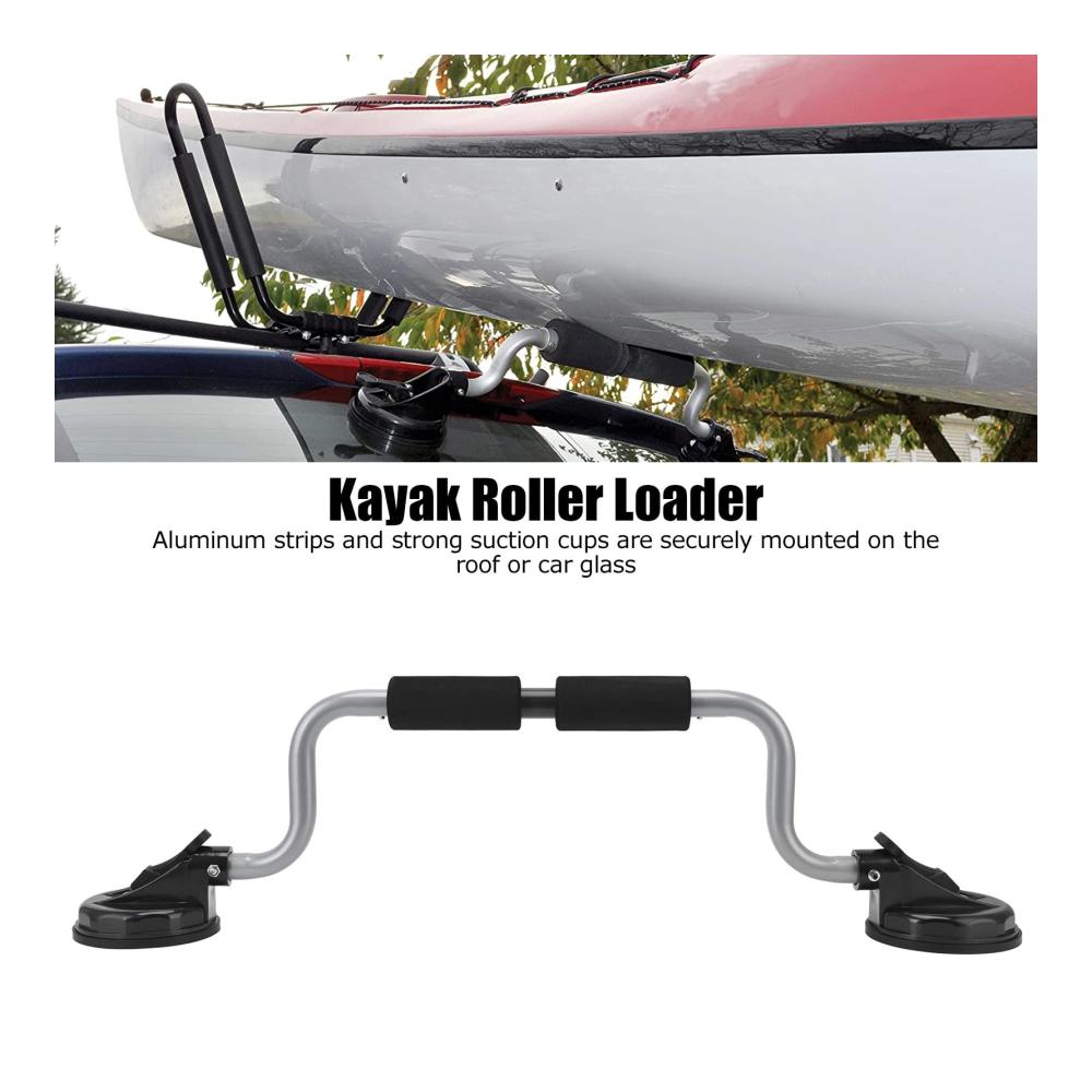 Dachträger mit Saugnäpfen - Fishawk Kajak-Rollenlader | Leistungsstarker Boot-Kajak-Trolley für Auto-SUV | Verstellbare Winkel für mühelosen Transport | Praktische Ladehilfe für Kanus und Boote