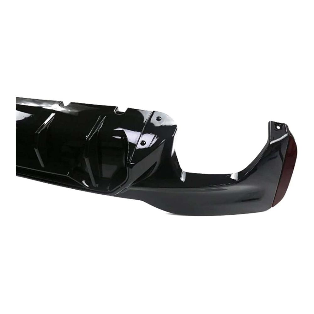 Verbesserte Aerodynamik und Stil Heckspoiler Diffusor für BMW 5er G30 G31 M Sport 2017-2020 | Stoßfängerumbau aus ABS-Material für 525i 530i 540i | Fahrwerksschutz und Antikollisionsschutz Zubehör
