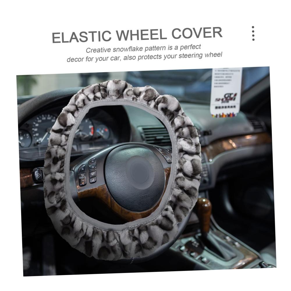 Erstklassige Lenkradhülle Hellblau Elastisch & Plüsch – Perfektes Autozubehör für Fahrzeuge – Komfort & Stil in einem