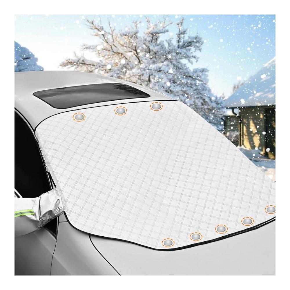 Eisschutzfolien Auto Windschutzscheibenabdeckung | Frostschutz für Toyota Previa 2004-2005 | Frontscheibenabdeckung Zubehör für sichere Fahrten im Winter | Hohe Qualität & einfache Installation