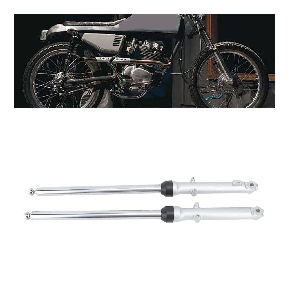 Staubschutzkappen für Motorrad-Vorderradgabeln | Hochfeste Präzisionsgefertigte Aufhängungsgabeln | 1 Paar Metallabdeckungen | Einfache Installation für Xf125 Zj125 Zj150 | Schützen Sie Ihre Investition jetzt