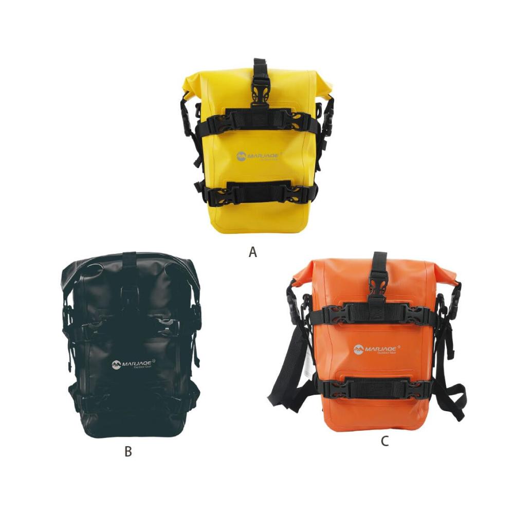 Entdecken Sie die Vielseitigkeit von Leder & Satteltaschen Strapazierfähige Seitentasche mit Schnellverschluss für sichere Aufbewahrung unterwegs - Motorradtasche mit großem Fassungsvermögen Fahrrad-Ein-Schulter-Rucksack in lebendigem Orange (8L) für stilvolle Abenteuer