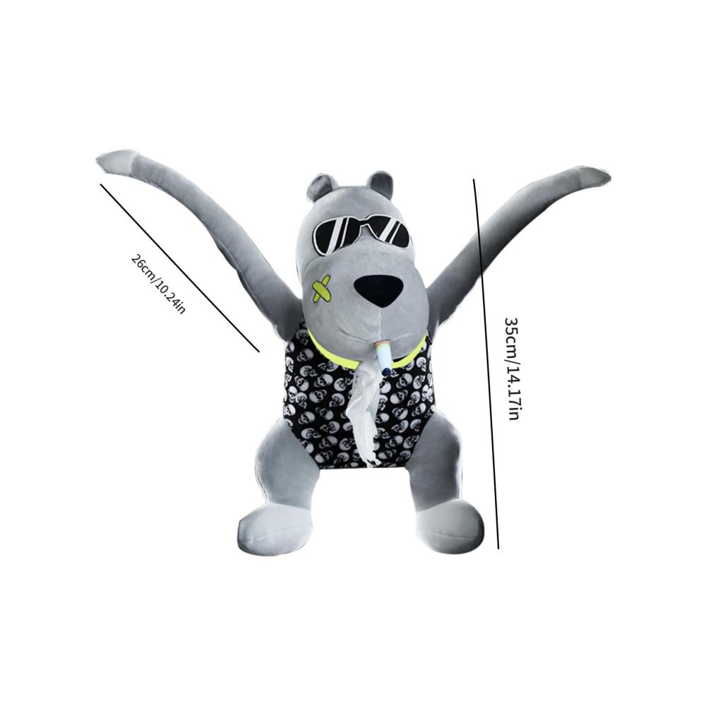 Tier-Taschentuchbox Auto-Kopfstützen-Taschentuchhalter - Cartoon-Tier-Auto-Taschentuchtasche - Outdoor-Camping-Serviettentasche - Kreativer Organizer für Gesichtspapier