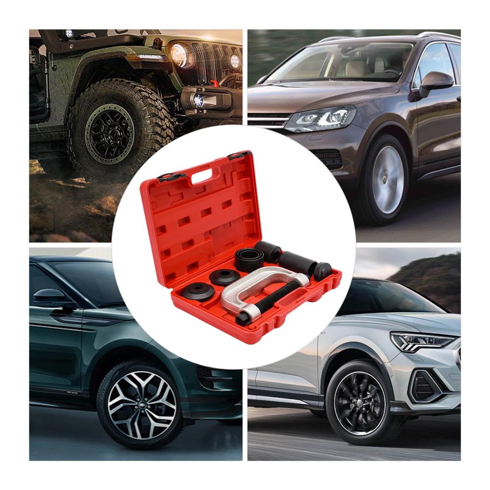 Professionelles 10tlg Kugelgelenk Auto-Tool-Kit | Inkl. 4-in-1 Traggelenk & Kugelgelenk Werkzeug für 2- & 4-Rad-Antrieb | Ideal für KFZ-Werkstätten & Heimwerker | Präzise Reparaturen