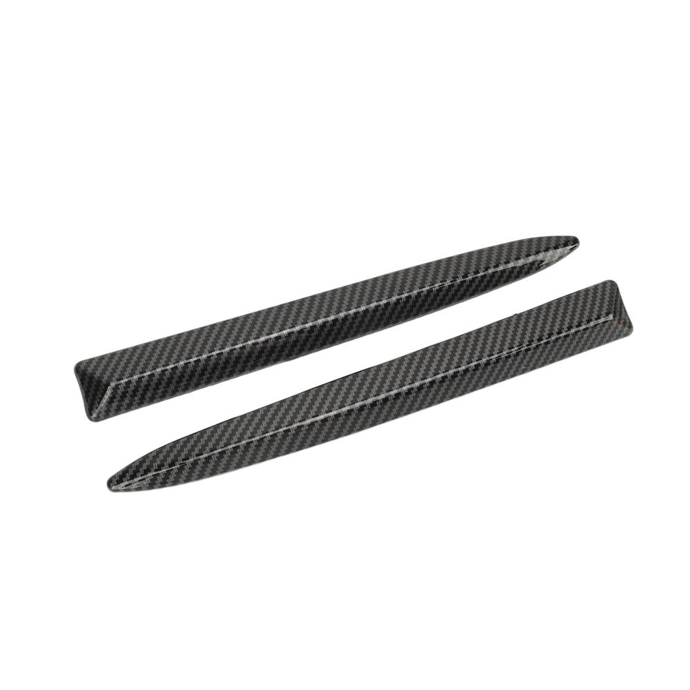 Hochwertige ABS-Carbon-Front- & Kühlergrille 1 Paar Obere Zierleiste für Vordere Stoßstange | Stilvolles Upgrade für Fiat 500 2007–2015 | Verbesserte Ästhetik & Luftzufuhr