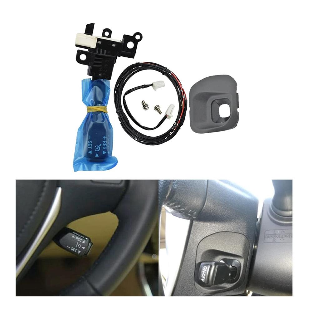 Hochwertige Lenkradnabenabdeckung für Prius Plug-In Hybrid Aqua - Schutz und Komfort beim Lenken - Original 45186-47030-B0 Lenkradnabensteuerungsschalter inklusive Tempomatfunktion 84632-34011