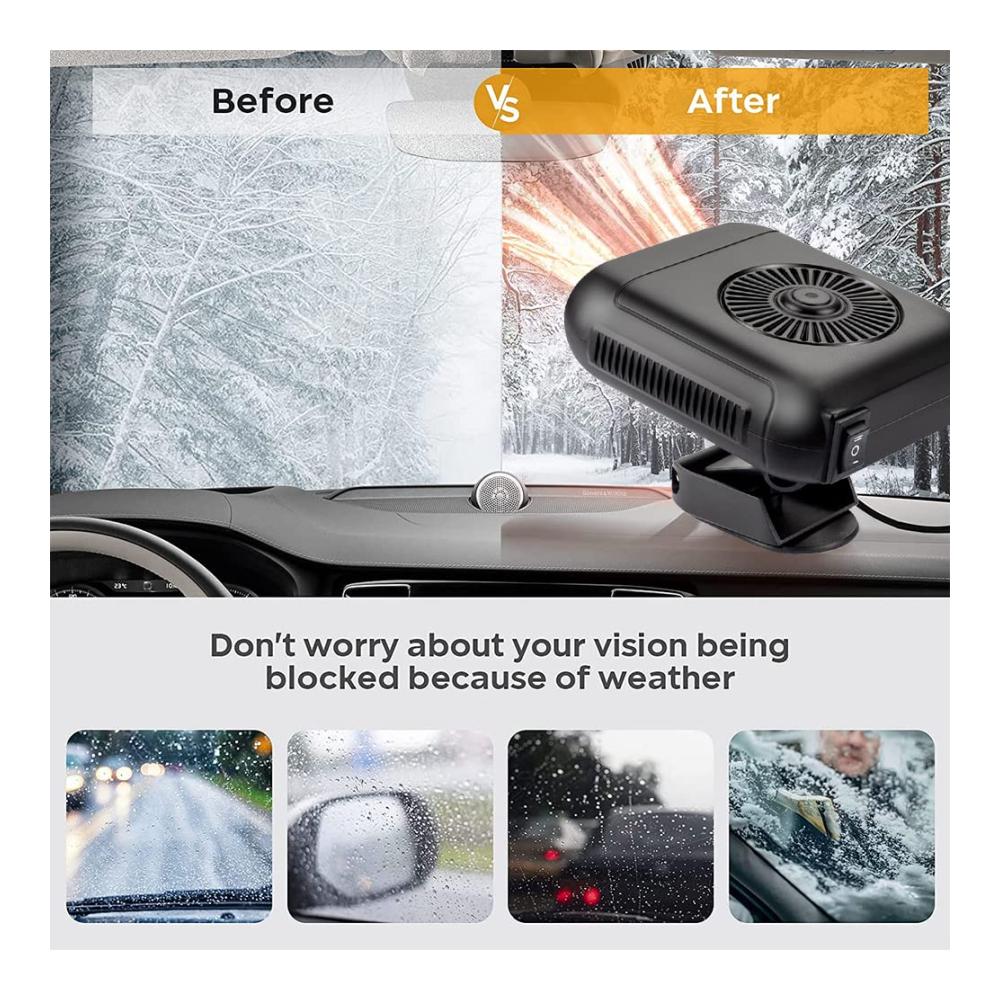 Befreien Sie Ihre Autotürschlösser vom Winter! Türschlossenteiser 12V Auto Heizlüfter – Schnell höhenverstellbar 360°-Drehung. Windschutzscheiben Defroster mit Legierter Heizdraht 1.5m Schnur. Natürlicher Wind-Modus für ultimativen Komfort. Starker Wind für eine klare Sicht