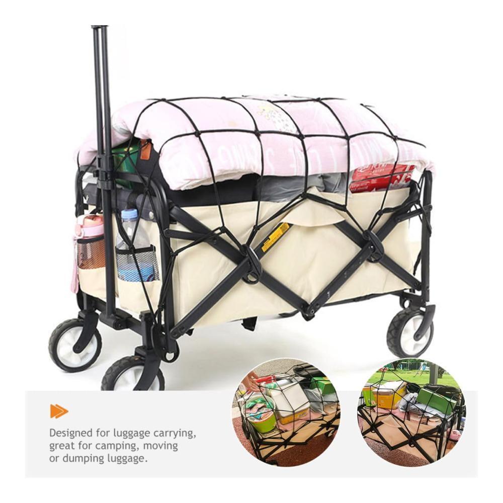 2er Set Dachboxenzubehör | Verstellbare Gepäcknetze für Wohnmobile, Campingwagen & Gartenwagen | Robuste Reisenetzabdeckung für sicheren Transport | Praktisches Zubehör für Outdoor-Abenteuer