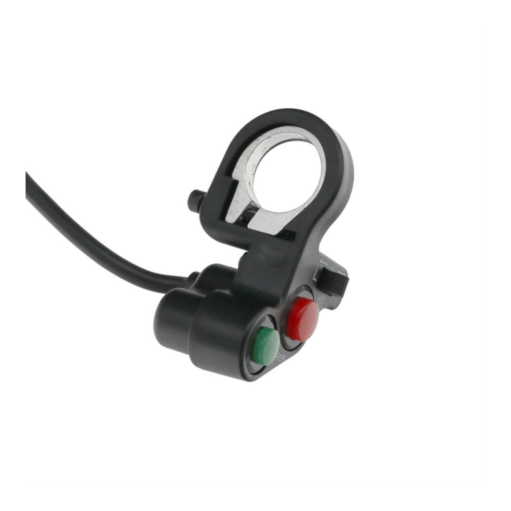 Entdecken Sie Sicherheit und Kontrolle Bremslichtschalter - Motorrad Hornschalter 7/8 Zoll für Motorrad Roller und Offroad-Fahrzeuge. Schalten Sie mit Leichtigkeit zwischen Horn Blinker und Licht ein und aus. Zuverlässige Ein-/Aus-Taste für ultimative Fahrsicherheit
