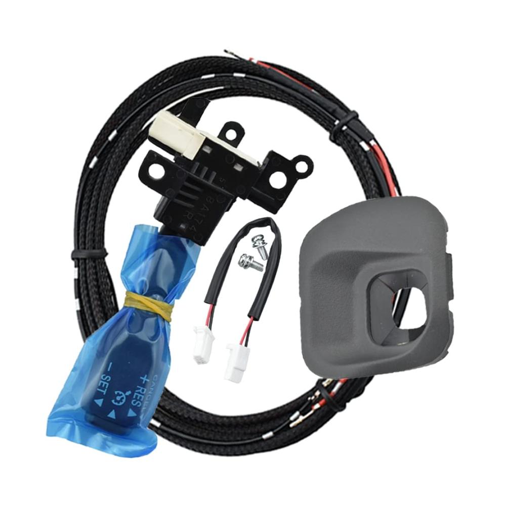 Hochwertige Lenkradnabenabdeckung für Prius Plug-In Hybrid Aqua - Schutz und Komfort beim Lenken - Original 45186-47030-B0 Lenkradnabensteuerungsschalter inklusive Tempomatfunktion 84632-34011