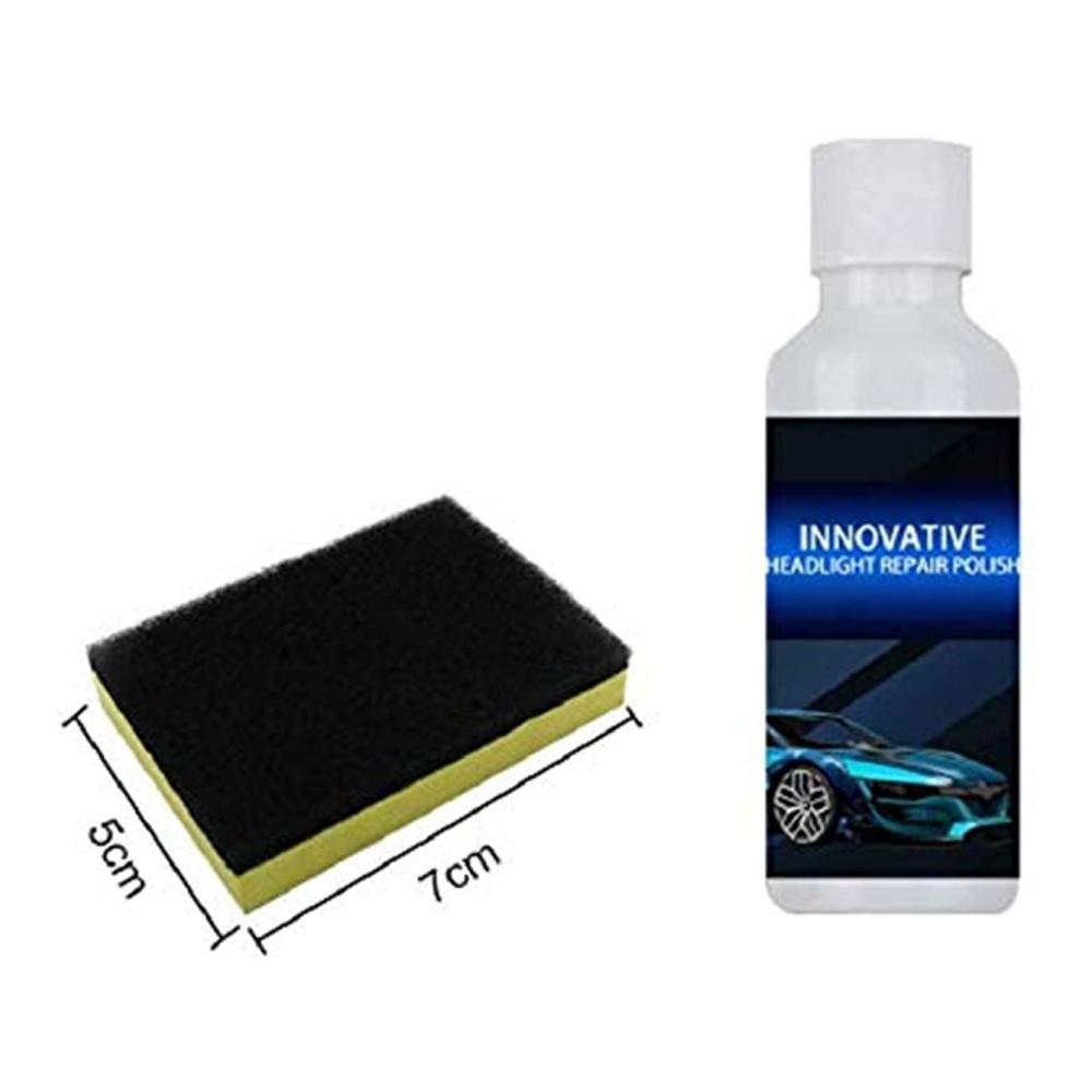 2er-Pack Leistungsstarke Fortgeschrittene Scheinwerfer-Reparatursets | Klarer Blick | 30ML Auto Scheinwerfer Reparatur Polish & Beschichtung | Professionelle Scheinwerferreparatur | Glanz und Sicherheit