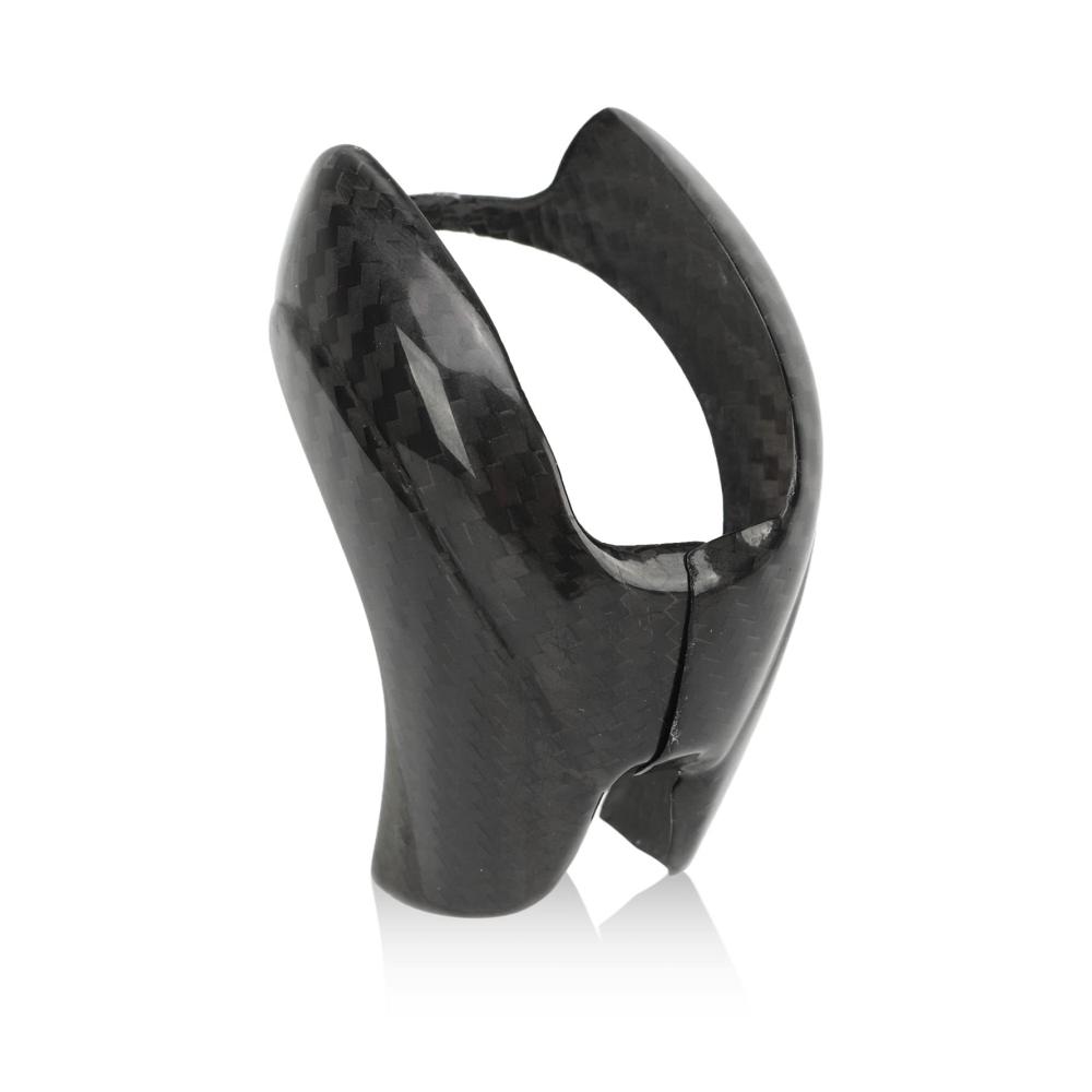 Schaltknäufe Schutz Kohlefaser Schaltknauf-Abdeckung für GTR R35 2008–201 | Stilvoller Innenraumschutz & Kompatibilität | Leuchtendes Schwarz für Premium-Look