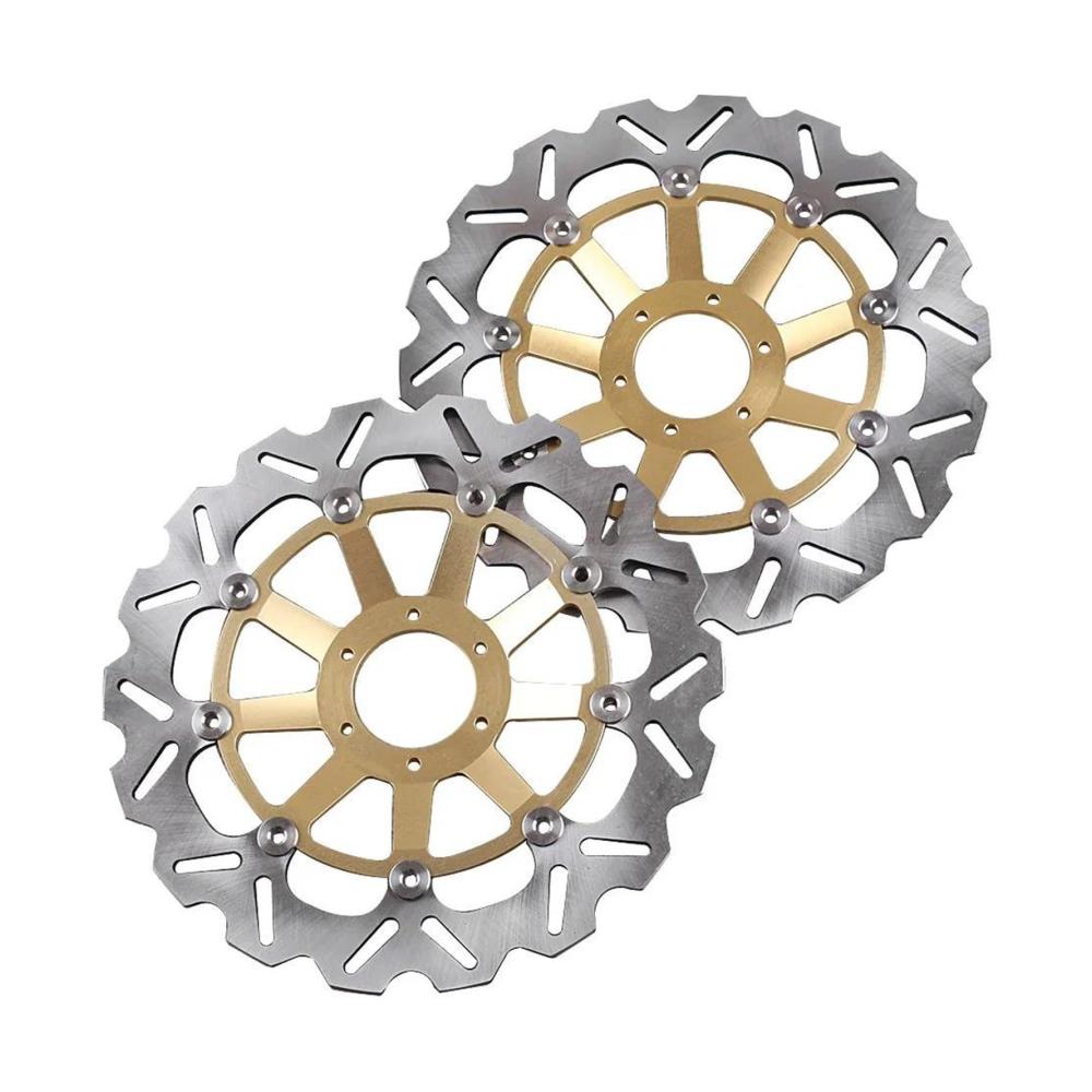 Entdecken Sie die Spitzenleistung Hochwertige Bremsscheiben für CBR900RR 1998-1999 Motorradteile – Verbesserte Bremsen für Ihr Fahrerlebnis - 2 Stück Vorne Gold