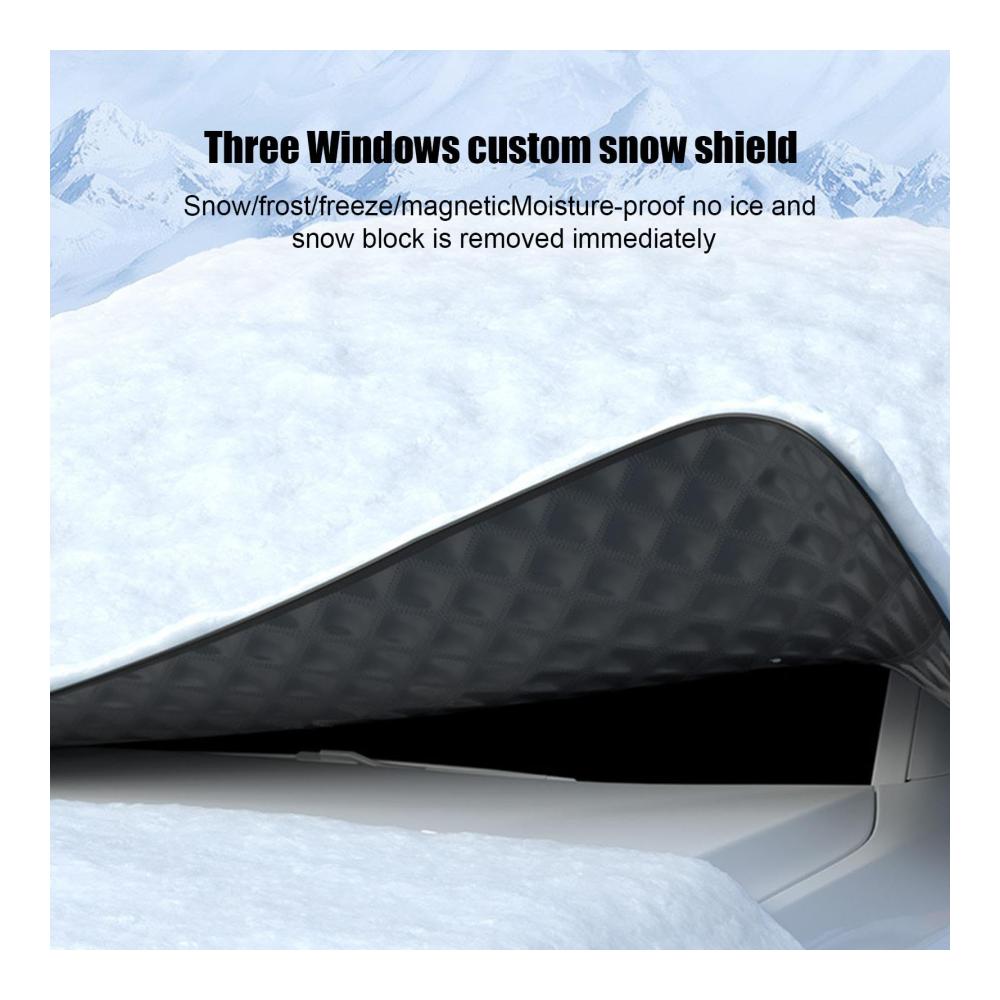 Premium Eisschutzfolien für Auto-Windschutzscheiben | Magnetische Abdeckung mit Frostschutz | Wasserdichter Schutz | Tragbare Frontfensterabdeckung | Schneeabdeckung für alle Jahreszeiten