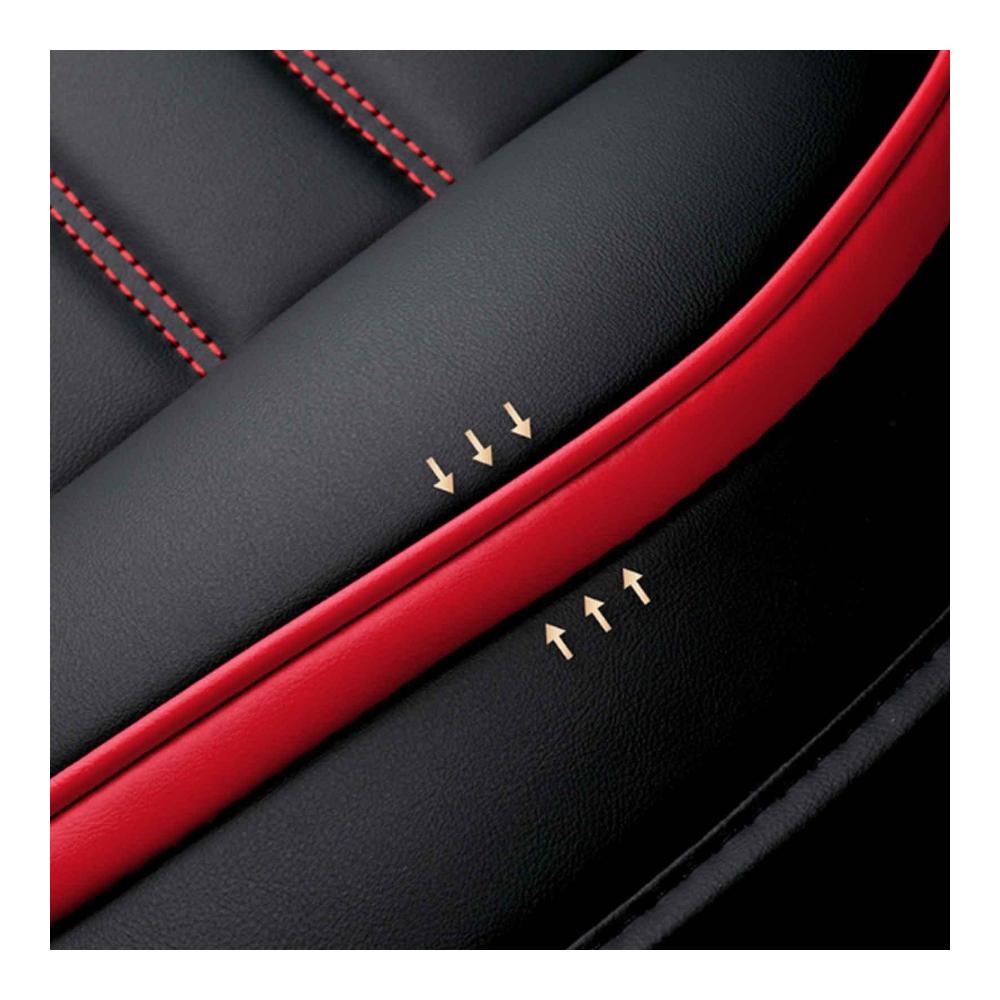 Luxuriöse Sitzauflagen für Auto | Universal Set für VW Jetta Bora T-ROC Lupo UP | Grüne Kissen | Rutschfest & Wasserdicht | 5-Sitz-Schutz | Hochwertiges Material