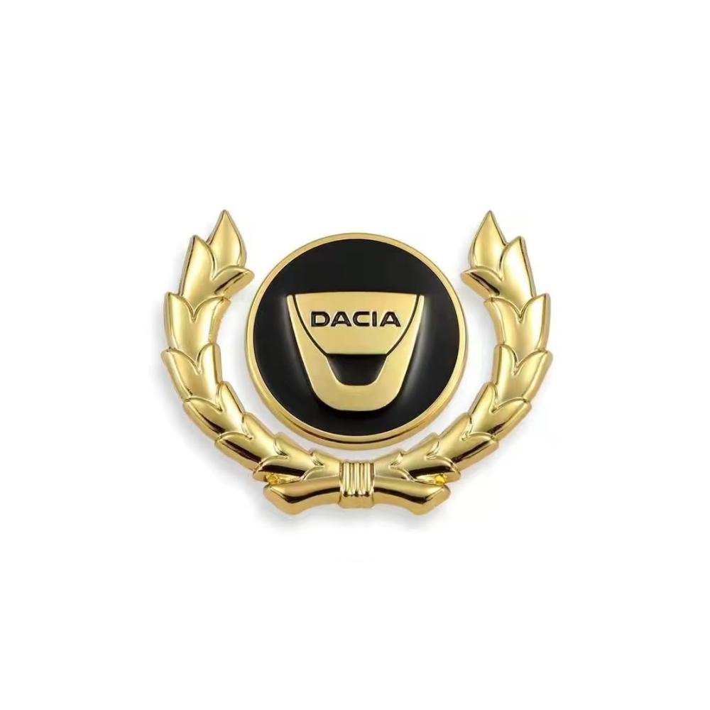 Hochwertiges Auto Emblem für Dacia Duster 2018-2023 | Metall Logo Sticker für Motorhaube und Kofferraum | Wasserdicht und Dekorativ | Perfektes Karosserie-Anbauteil für Car Styling