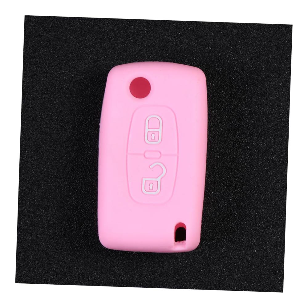 Schlüsselgehäuse Organizer 2er Pack – Silikon Schlüsseletui für Auto & Zuhause – Schlüsseltasche mit Faltschließe – Praktisches Schlüsselbox Set in Rosa für sichere Aufbewahrung