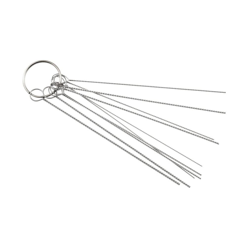 Effiziente Reinigung für Lackierpistolen & Zubehör | 10er Edelstahl-Reinigungsnadelset | Mini-Airbrush-Bürsten für gründliche Säuberung | Ideal für Airbrush-Spray und Luftbürsten