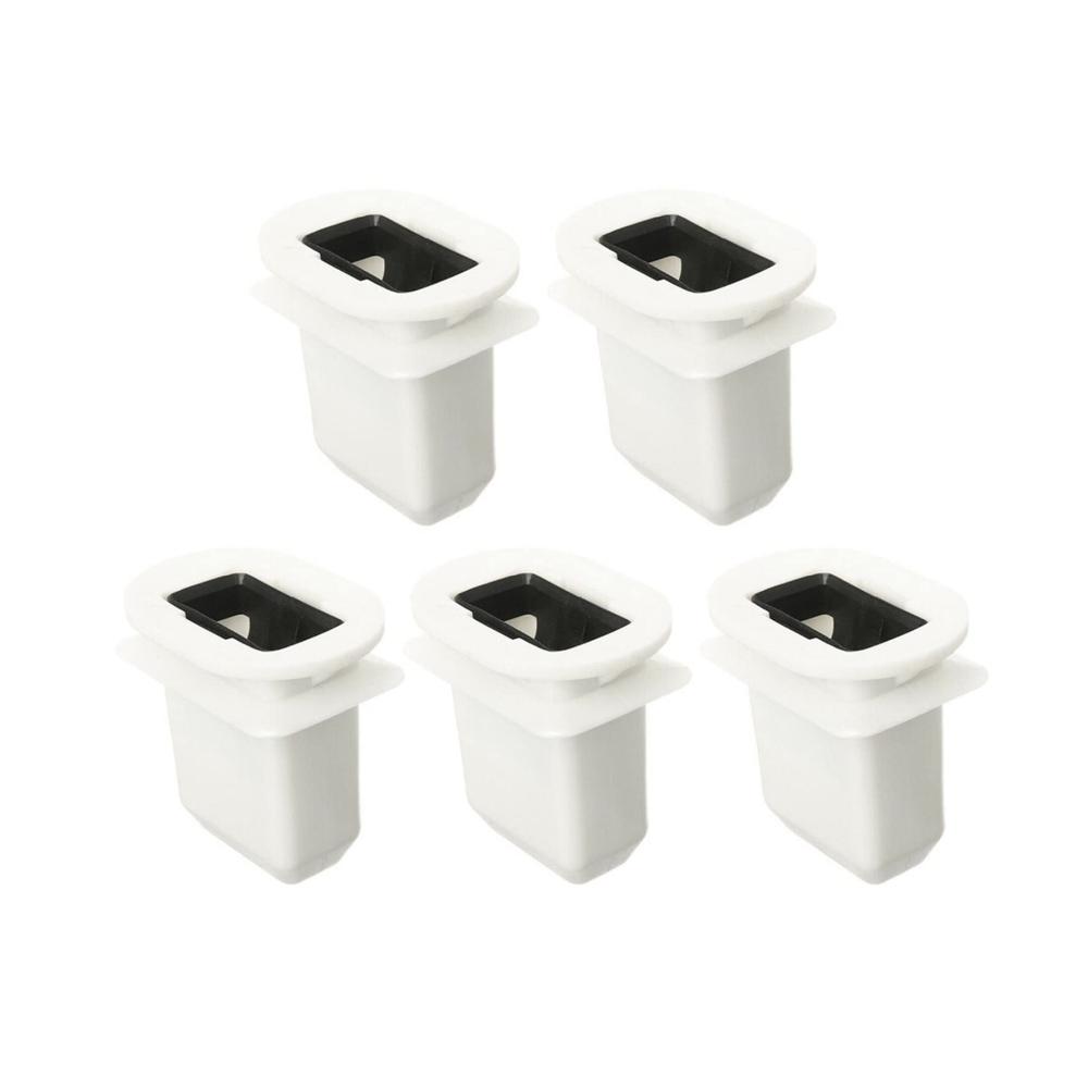 Premium Höcker Schutz Set für Audi Q7 A4 A6 S4 S6 - Yjin Store 5X Hintere Reihen Sitzkissen Rahmen Grommet Plastikhalterung | Schraubenverletzungsklammern für Rücksitzbank | Langlebige Kompatibilität 4L0886373