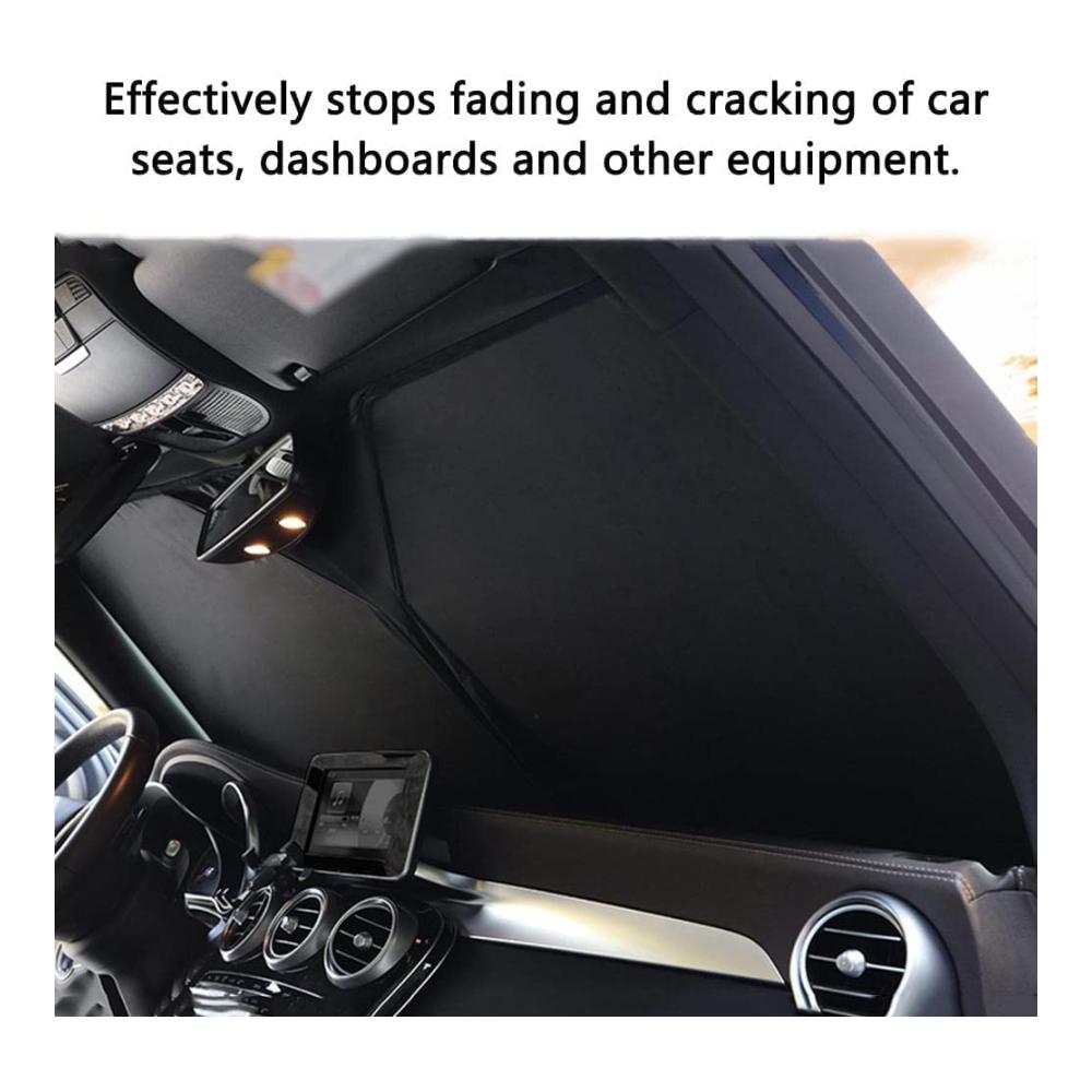 Auto Windschutzscheibe Sonnenschutz für Opel Zafira Vivaro Zafira Life - Effektiver UV-Schutz - Hochwertiges Frontscheiben Zubehör in stilvollem Schwarz - Jetzt die Fahrt genießen