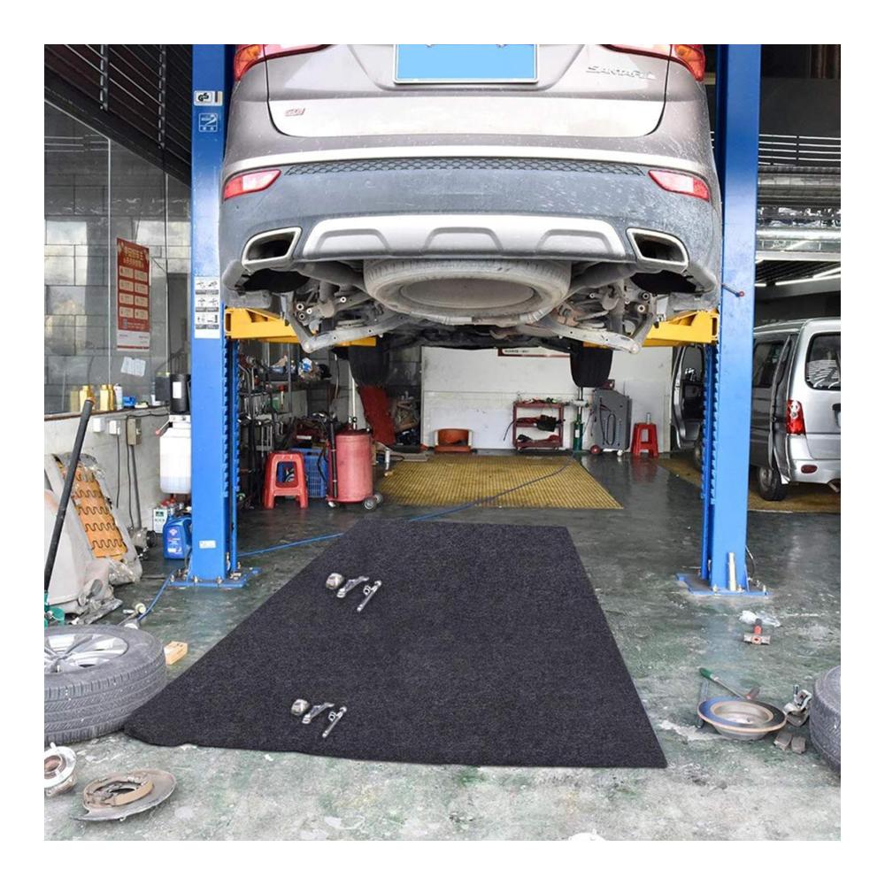 Antirutschmatten 180x90cm | Bodenschutzmatte für Auto Reparatur, Fitnessgeräte & Heimtrainer | Rutschfest & strapazierfähig | Multifunktionale Arbeitsmatte