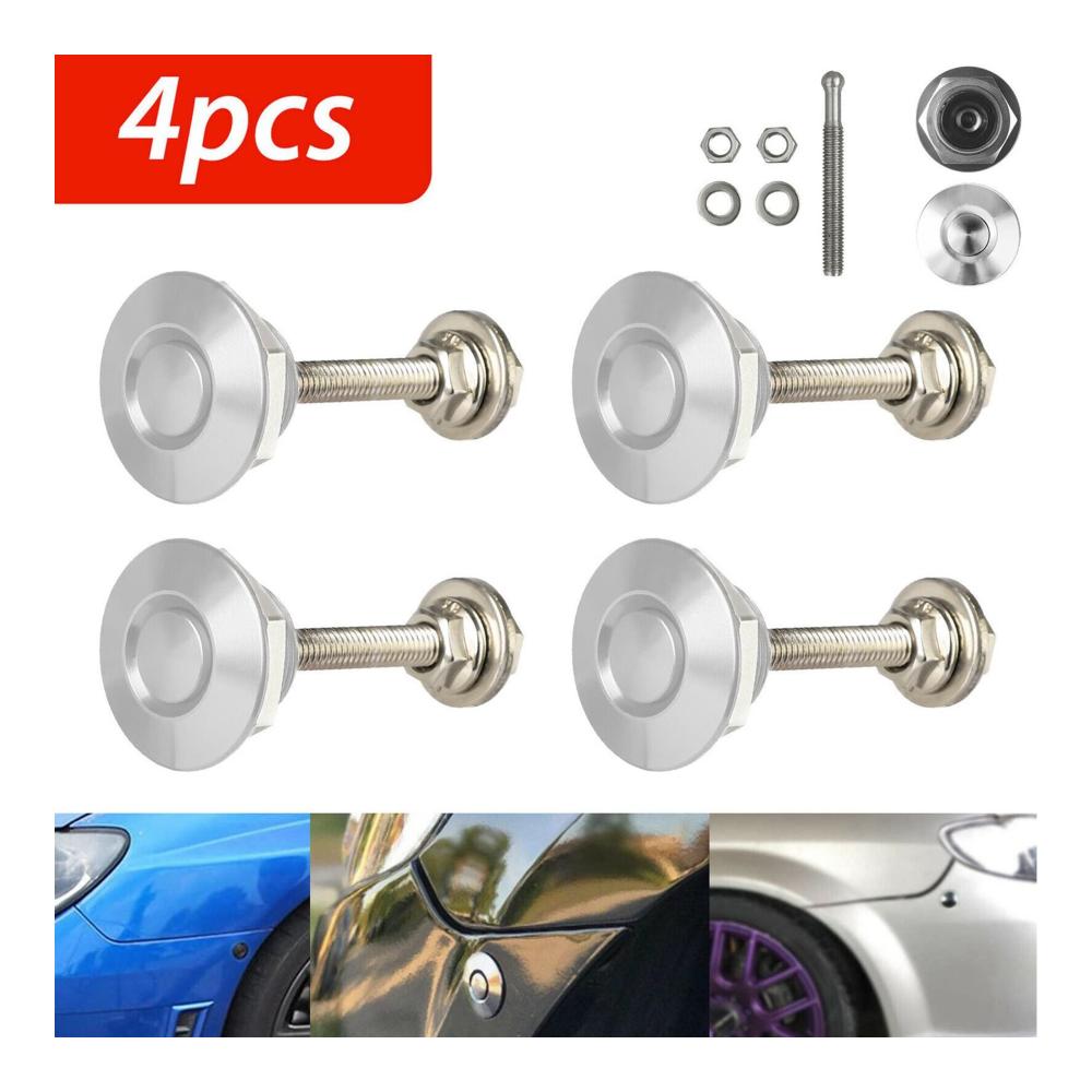 Premium Auto-Stoßstangen-Clip-Verriegelungen 8X Schnellverschluss-Druckknopf-Auto-Stiftschlösser für mühelose Sicherheit und Schutz. Sofortiger Verschluss zuverlässige Leistung