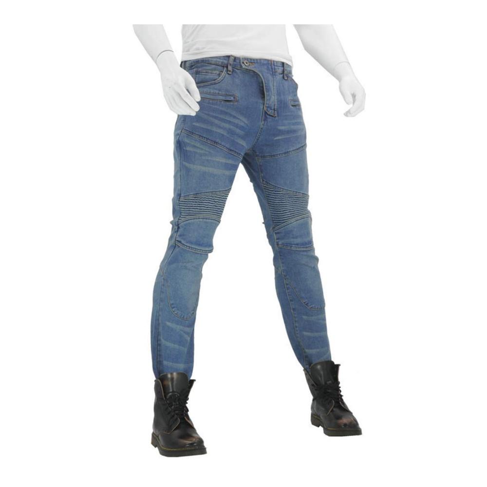 Herren Motorradhose Jeans Motorrad Hose Motorradrüstung Schutzauskleidung Motorcycle Biker Pants - Hochwertige Hosen für Motorradfahrer mit verstärktem Schutz - Stilvolle Jeans mit CE-geprüften Protektoren und atmungsaktivem Material - Ideal für jede Fahrt