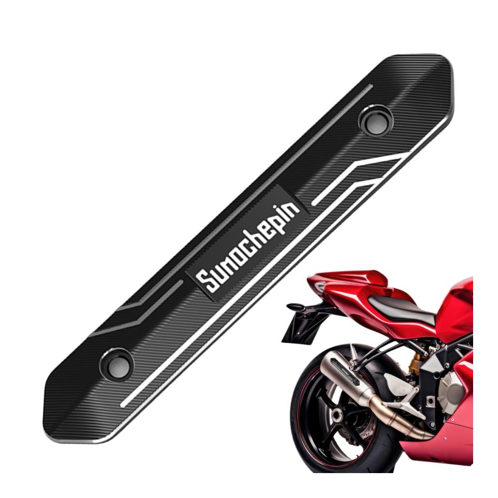 Hochwertige Hitzeschildfolie für Auspuffrohre | Effektive Wärmeisolationsabdeckung gegen Verbrennungen | Hitzeschutz-Schalldämpferabdeckung | Motorradzubehör