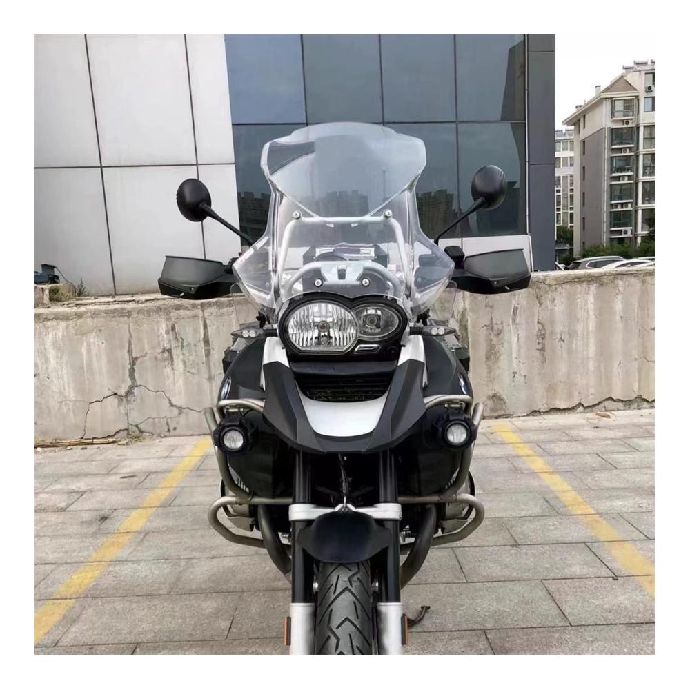 Verbesserte Motorrad Windschutzscheibe & Windabweiser Deflektoren für B-M-W R1200GS ADV 2005-2012 | Aerodynamische Scheibenverkleidung für ultimativen Fahrtkomfort