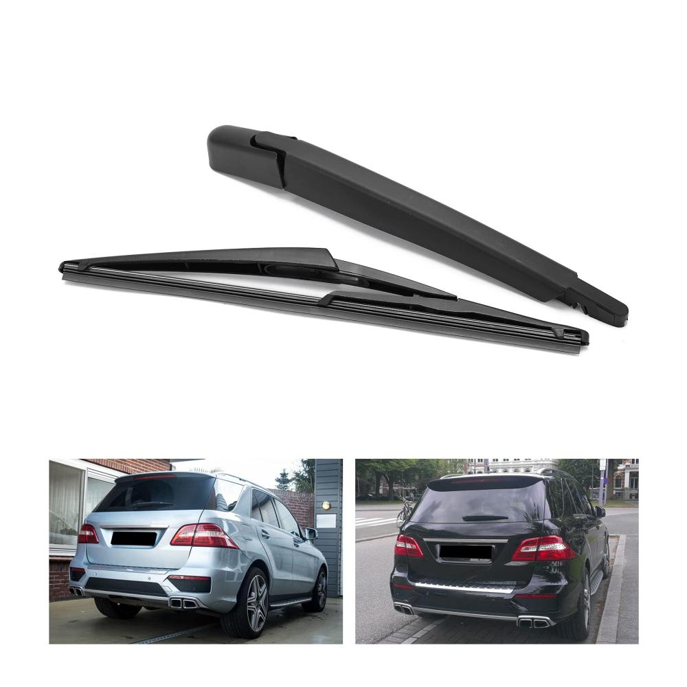 Ultimative Scheibenwischer-Set Hochwertiger Heckscheibenwischerarm und Blattsatz A1648200744 für Mercedes Benz W166 W164 ML350 ML500 - Optimale Sicht bei jedem Wetter