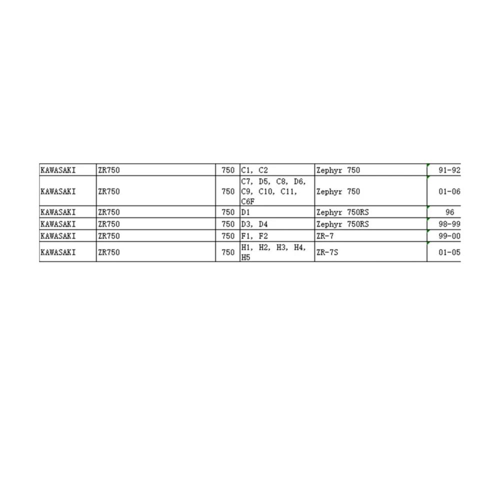 Ersetzen Sie Ihre Motorradfaserkupplungsscheiben für KA~WASAKI ZR750 Zephyr ZR 750 mühelos Hochwertige Motoren 7 Stück für perfekte Performance 91-92 96 2001-2006