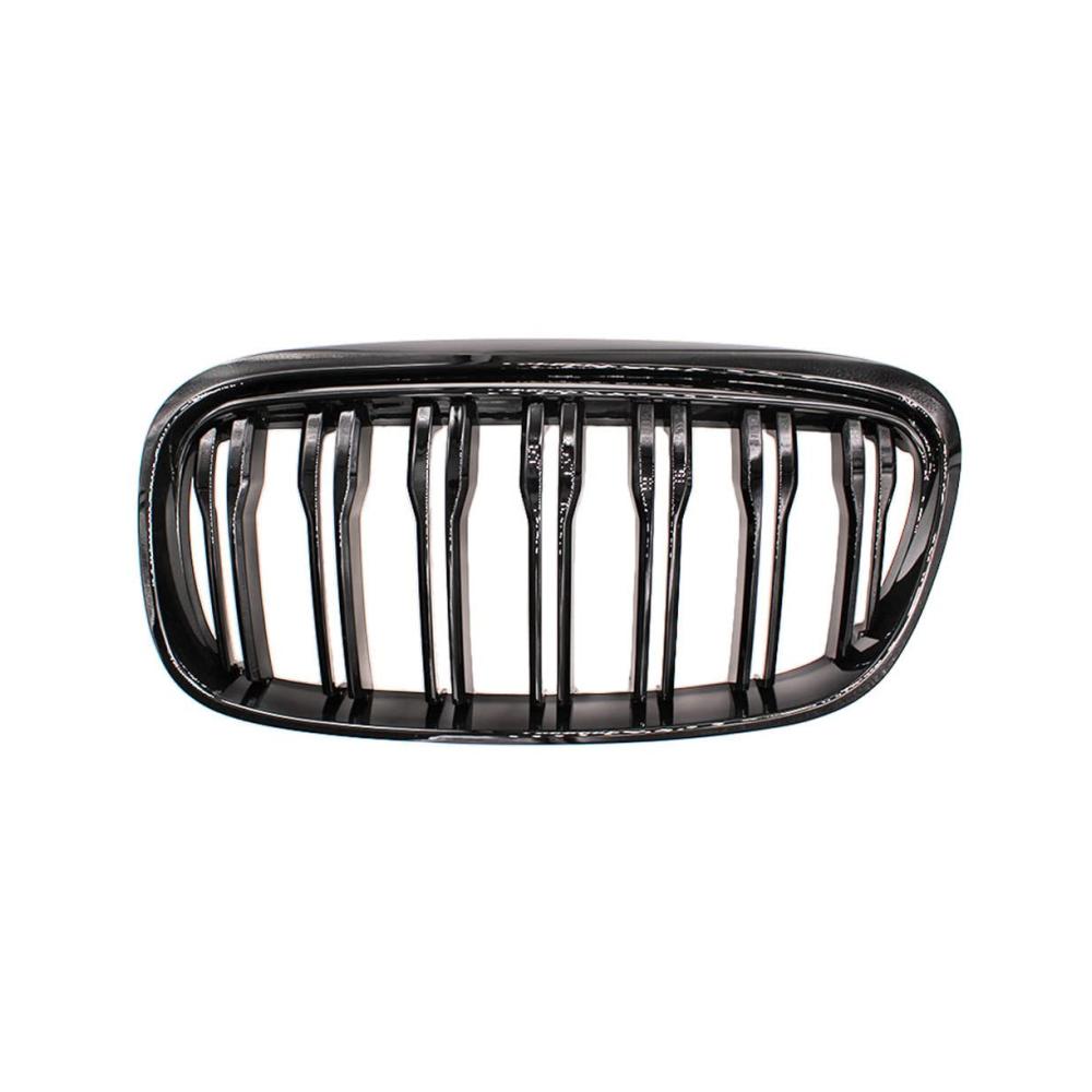 Entdecken Sie Stil und Qualität Hochglanzschwarz Doppellamellen Frontstoßstangengrill-Set für BMW 2er F45 Active Tourer & 2er F46 Gran Tourer Vorfacelift. Verleihen Sie Ihrem Fahrzeug einen einzigartigen Look mit diesen 2-teiligen Frontgrill Mesh. Exklusives Design für BMW-Enthusiasten. Perfekte Passform und einfache Installation. Verbessern Sie die Ästhetik Ihres Fahrzeugs und setzen Sie ein Statement auf der Straße. Hergestellt aus hochwertigem Material für Langlebigkeit und Eleganz. Geben Sie Ihrem BMW den Look den er verdient. Bestellen Sie jetzt und erleben Sie die Fusion von Stil und Funktionalität