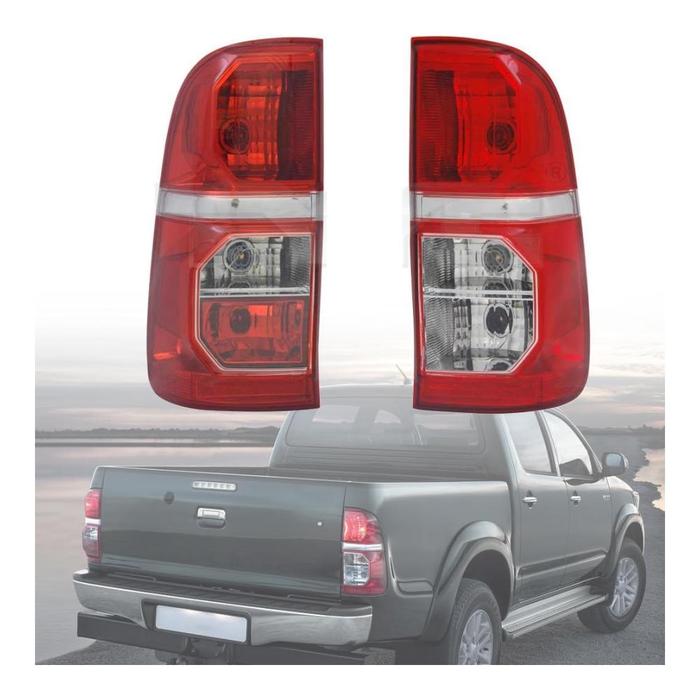 Upgrade dein Fahrzeug mit Premium LED Rücklicht-Komplettsets für Hilux 2005-2015 | Modernste Anhängerbeleuchtung | Hell langlebig & einfache Montage | Verbessere deine Sichtbarkeit