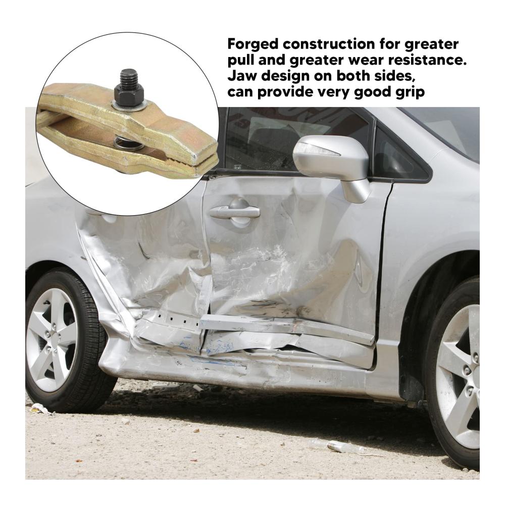 Professionelle Auto-Karosserie-Zugklemme | Selbstspannender Rahmengriff | Reparaturwerkzeug zur Entfernung von Dellen | Effektives Kollisionsplatten-Werkzeug für jeden Schaden | Verbesserte Leistung und Präzision