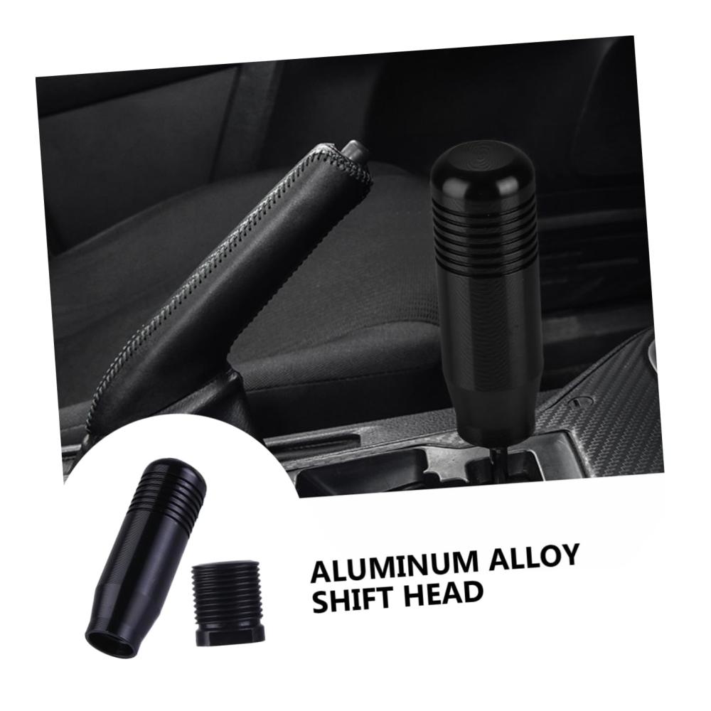 Erweiterte 3-teilige Set für die Innenausstattung Metall-Schalthebelkopf mit rennrad-inspiriertem Design. Perfektes Upgrade für den Autoinnenraum