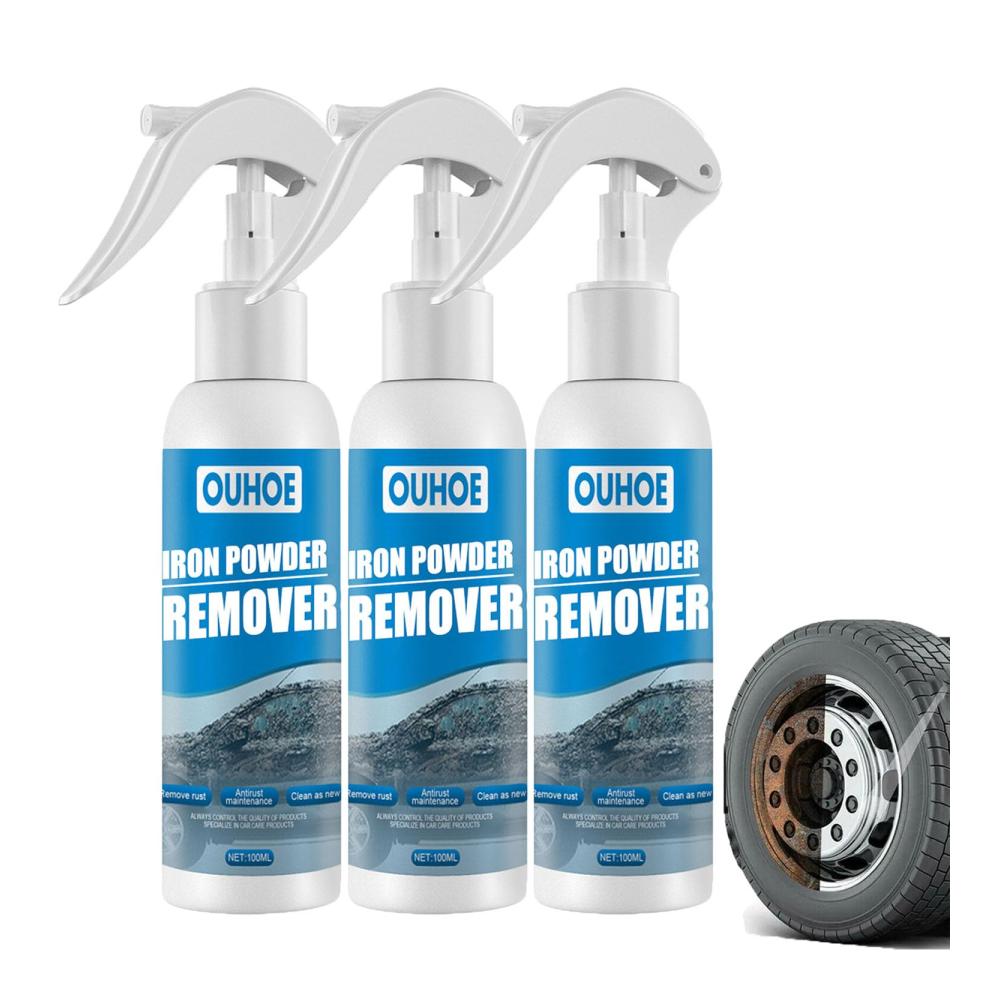 Hochwirksames Rostschutzmittel Laviscent Rostentferner Spray | Beseitigt sofort Eisenpulver | Mehrzweck Auto Rostschutz | Effektiver Rostschutz-Inhibitor | 100ml (3er Pack